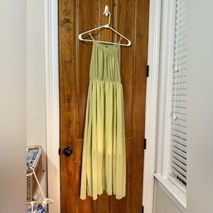YesStyle Light Green Maxi Dress